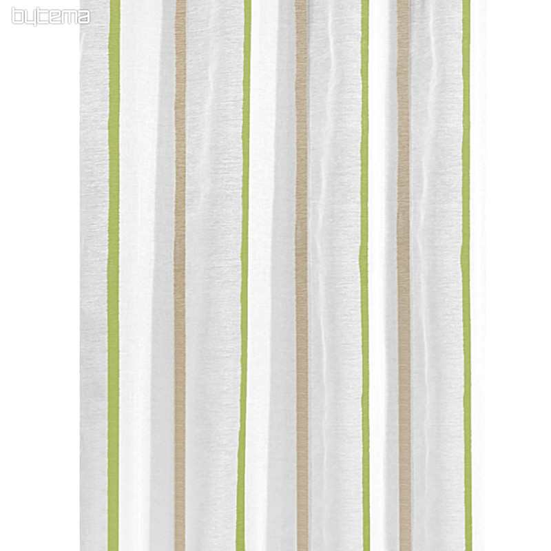 Cortina decorativa luminosa MARLON verde 135x245