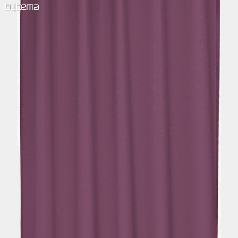 Cortina decorativa luminosa VICKY violeta oscuro 140x245