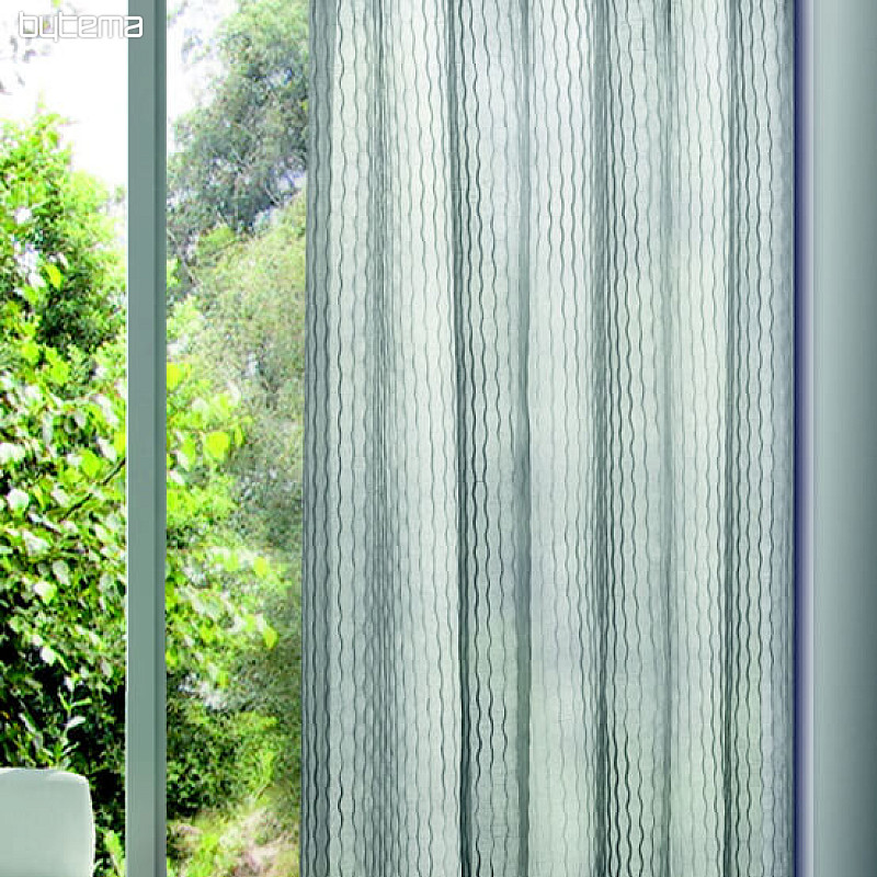 Cortina decorativa luminosa OTTO gris - antracita 135x245