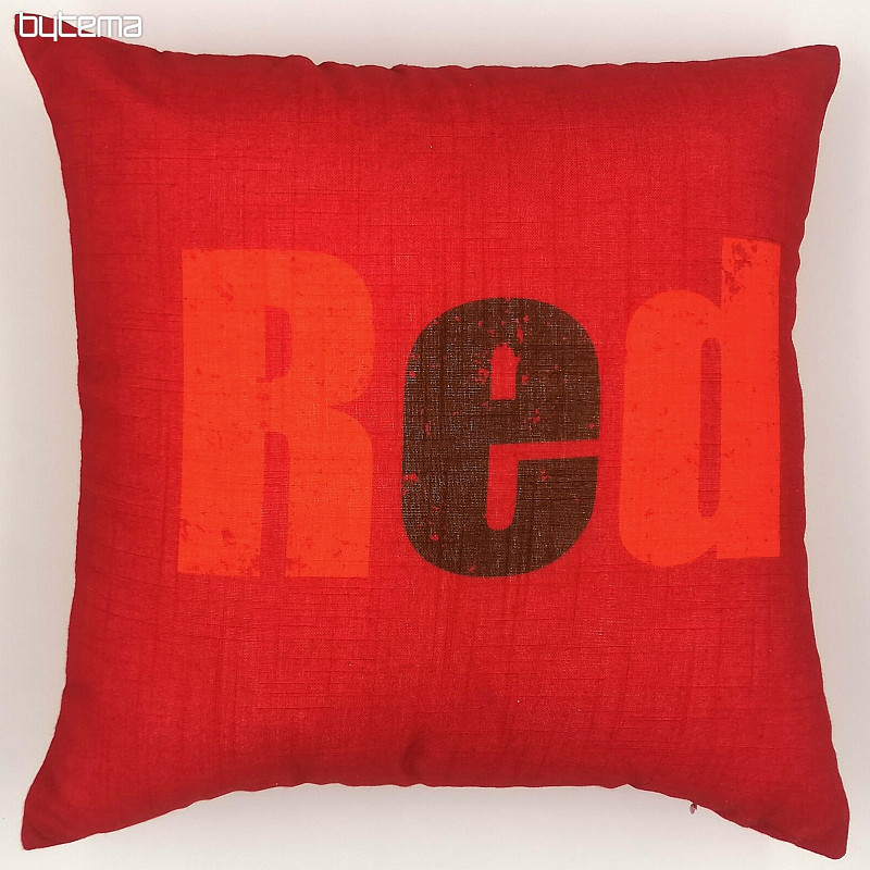 Funda de cojín decorativa COLORS ROJO