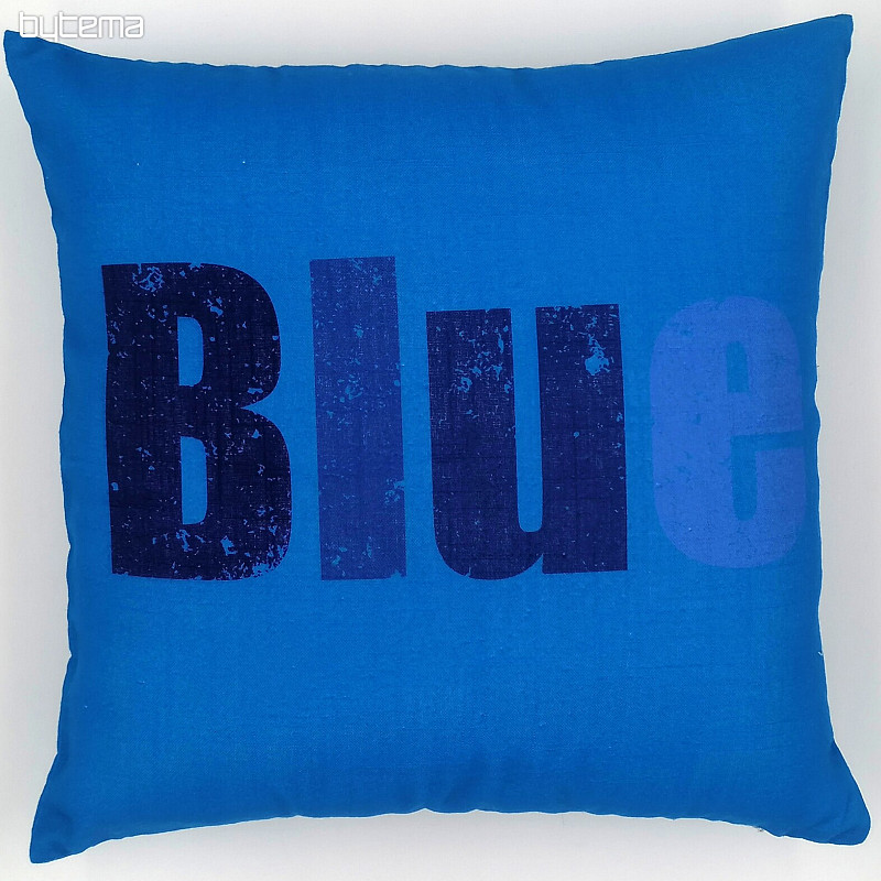 Funda de cojín decorativa COLORES AZUL