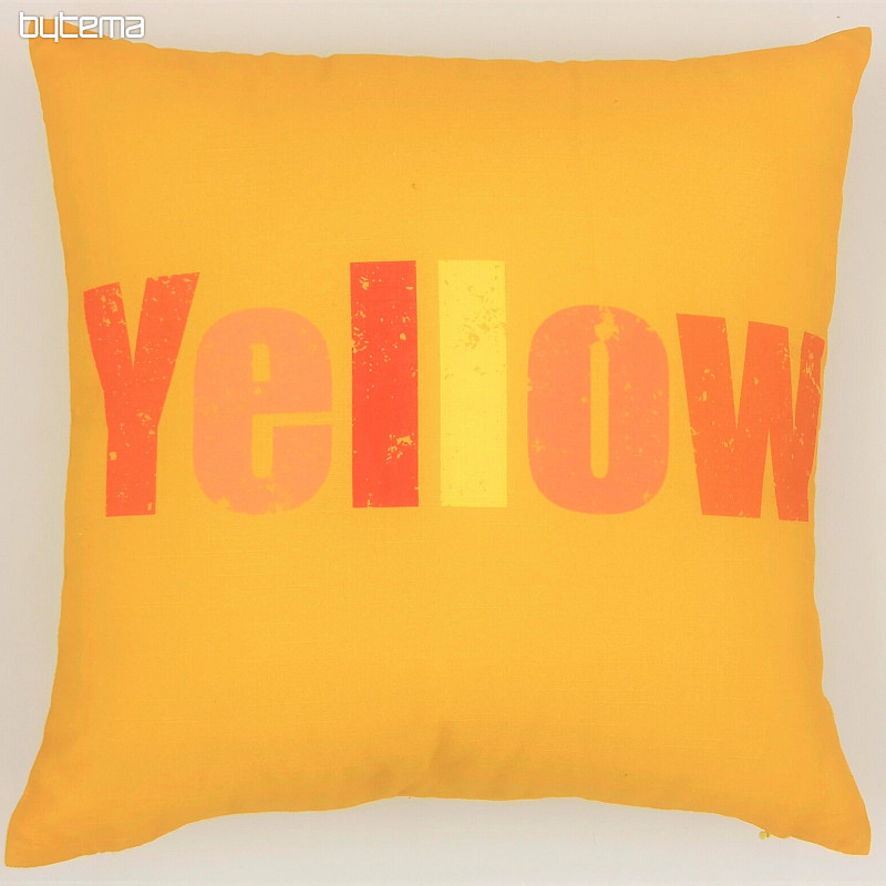 Funda de cojín decorativa COLORES AMARILLO