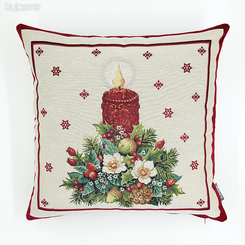 Funda de tapiz navideño VELA DE NAVIDAD