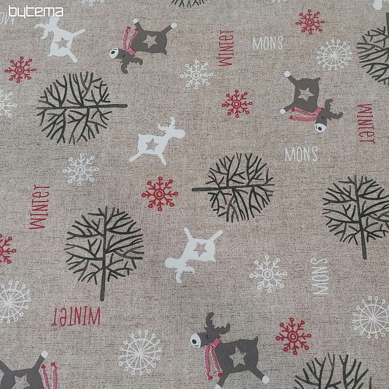 Tela decorativa navideña FROZEN