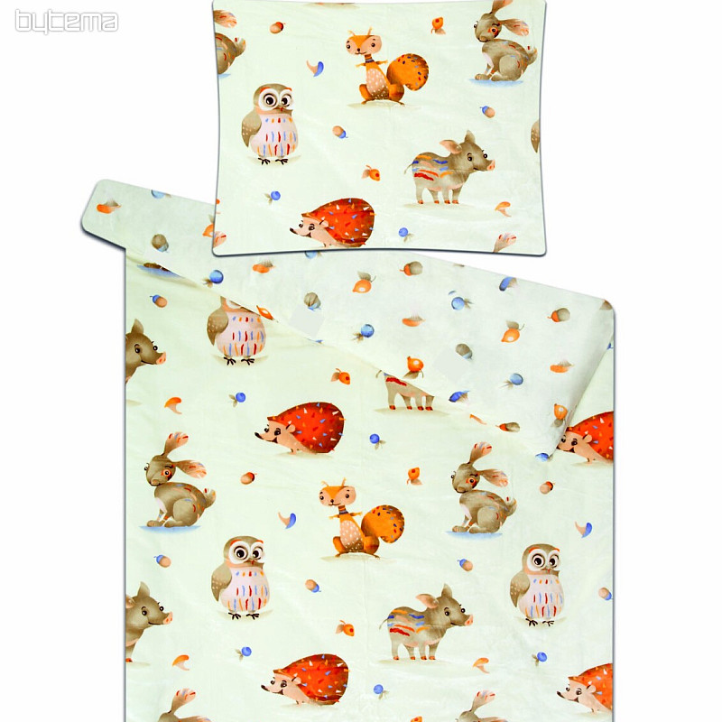 ropa de cama de microfranela Animales en el bosque