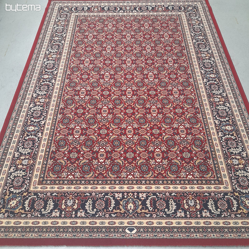 Alfombra clásica de lana ORIENT estampado integral burdeos