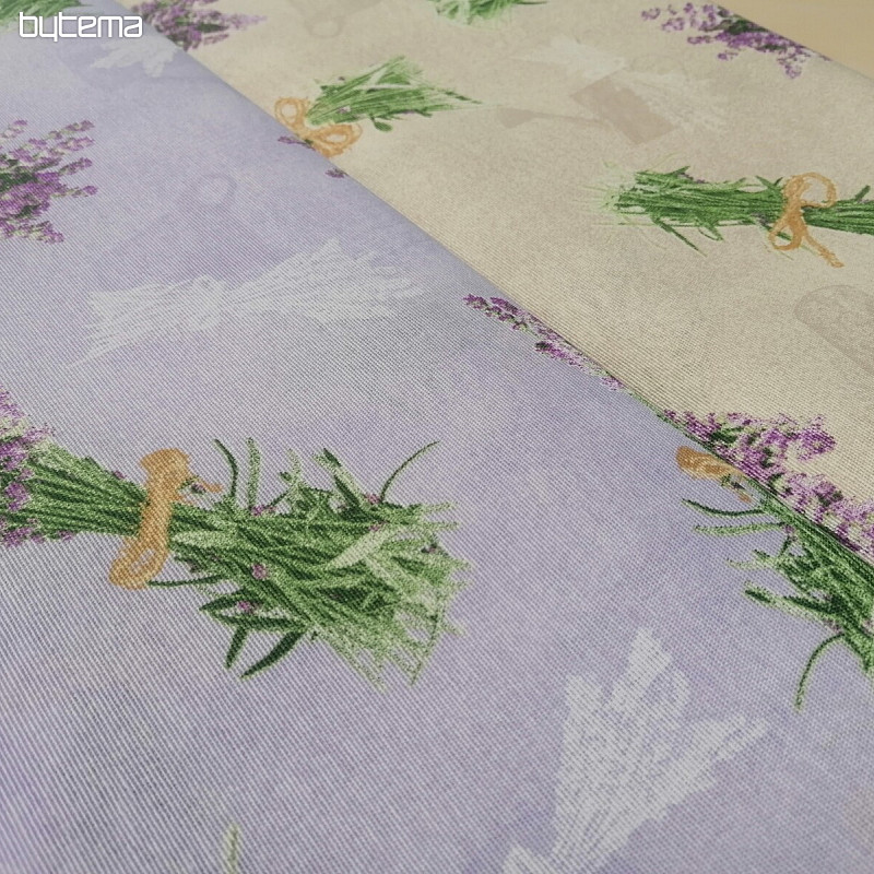 Tela decorativa ramo LAVANDA LILA