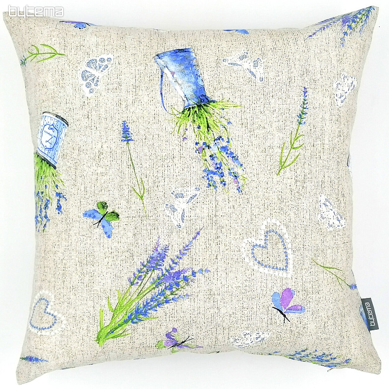 Funda de almohada decorativa AZUL LAVANDA