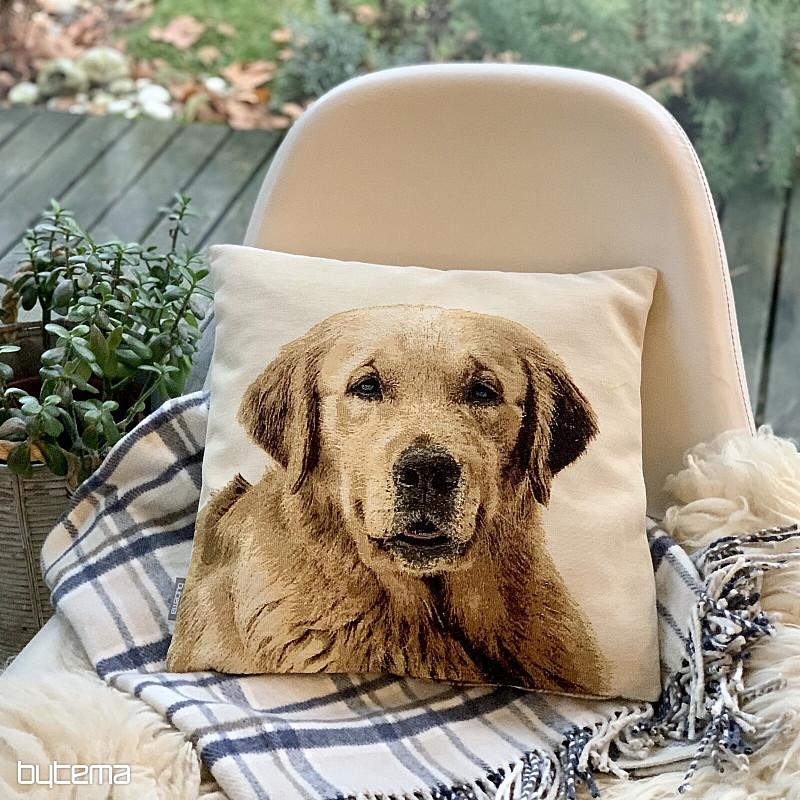 Funda de almohada tapiz PERRO LABRADOR