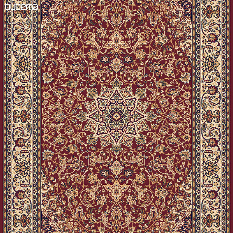 alfombra pieza SOLID 55 rojo