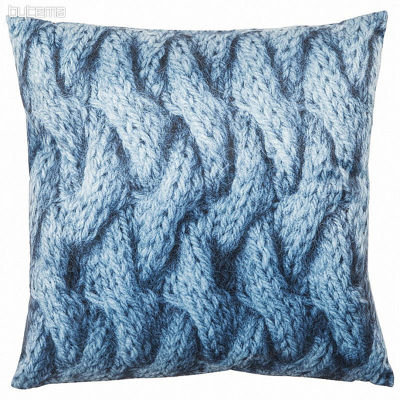 Almohada decorativa TERCIOPELO TIMO azul