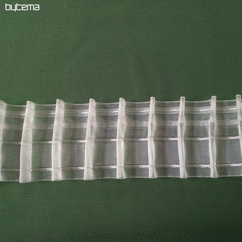 Cinta de cortina acampanada 8 cm, 1:2