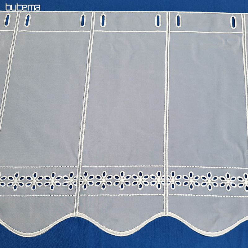 Cortina de vidrieras GERSTER 11539/0001 blanco