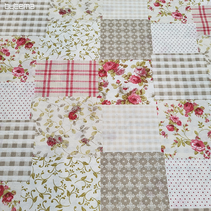 Tela decorativa ROSE MARTA patchwork