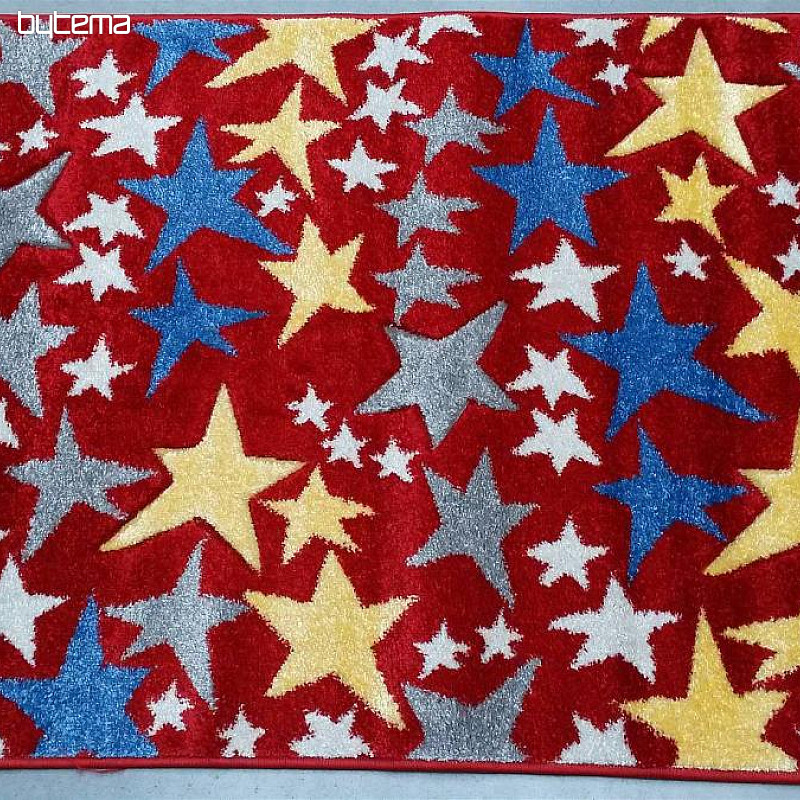 Alfombra infantil ESTRELLAS roja! ¡Últimas piezas!