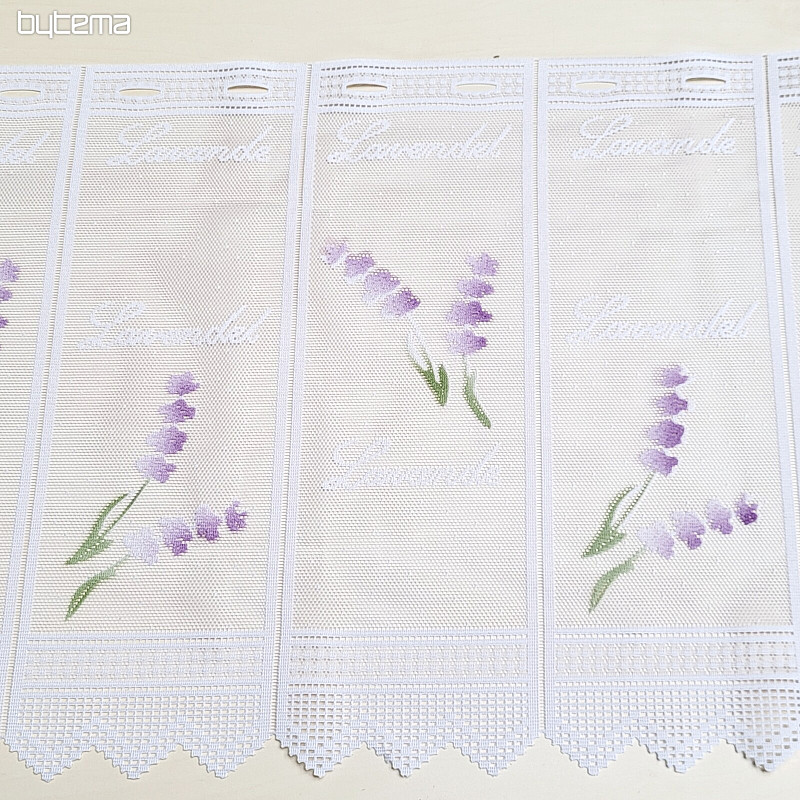Cortina jacquard moderna para vidrieras LAVANDA NUEVO