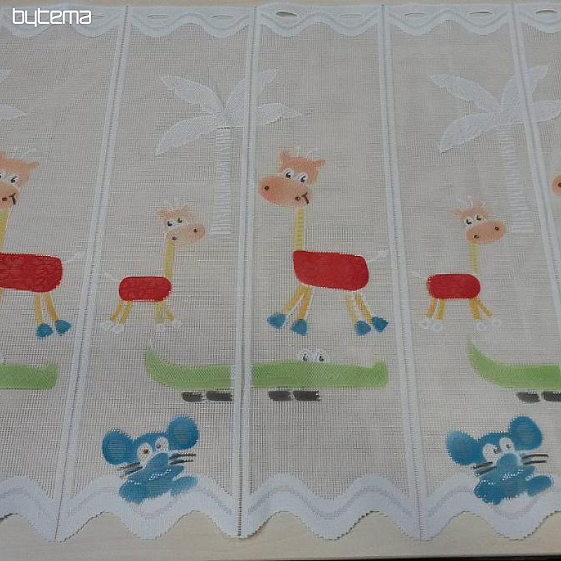 Cortina infantil para vidrieras ANIMALES
