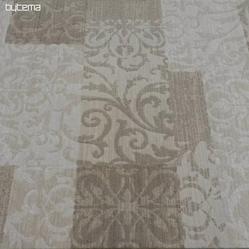 alfombra pieza moderna FONTANA verde y blanco