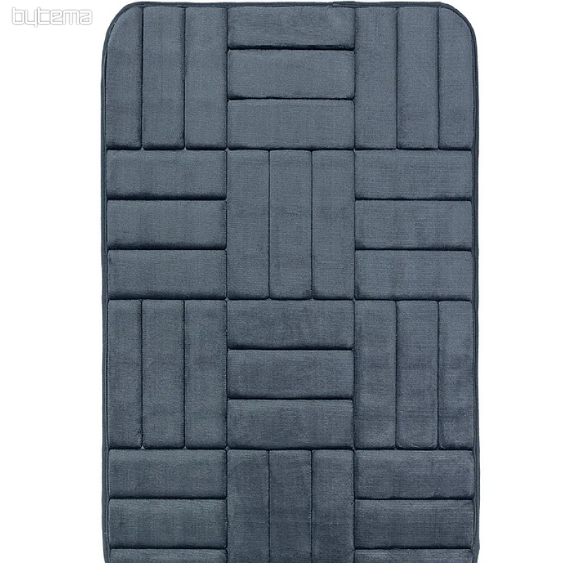 Alfombra de baño 667 gris oscuro