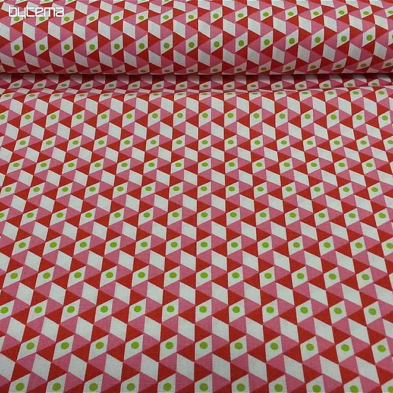 Tela de algodón NOHO rojo