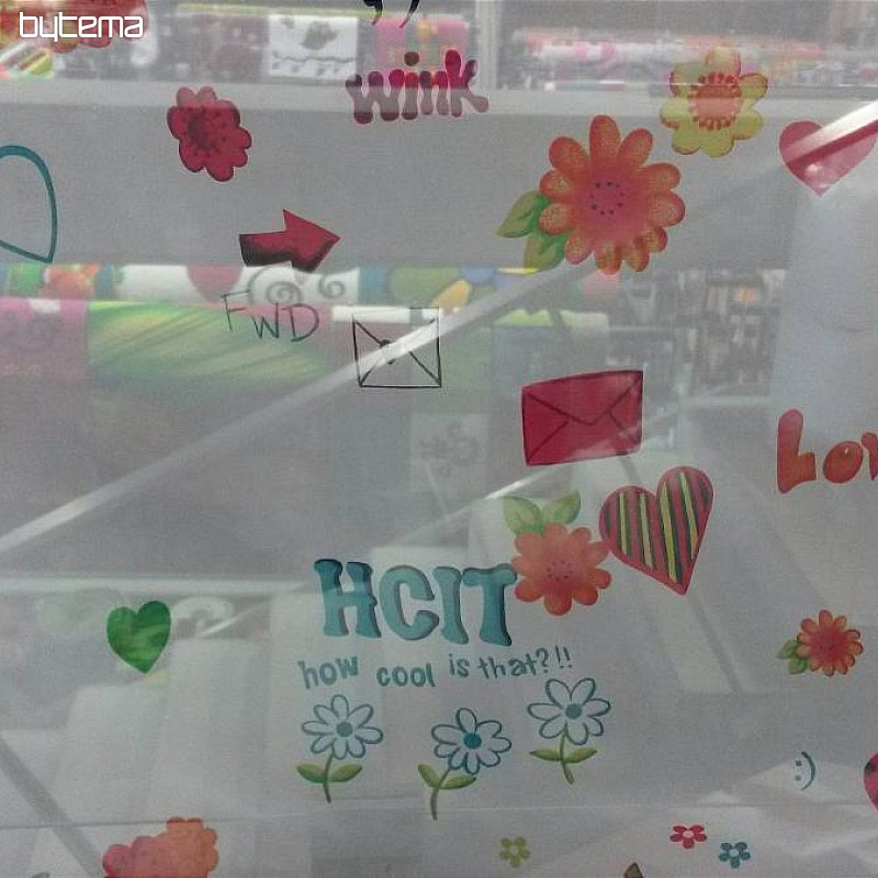 Cortina infantil voile HAPPY