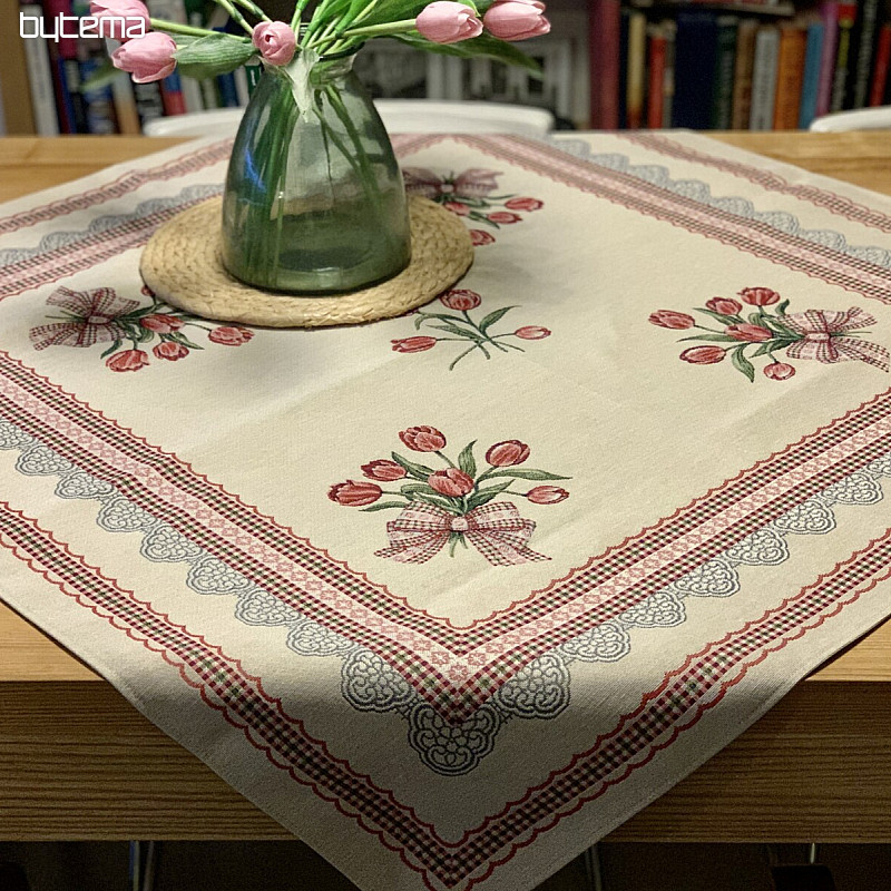 Manteles y pañuelos de gobelino TULIPÁNES