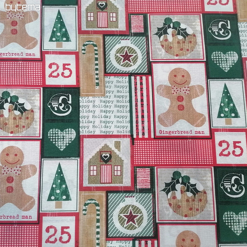 Tela decorativa NAVIDAD PAN DE JENGIBRE