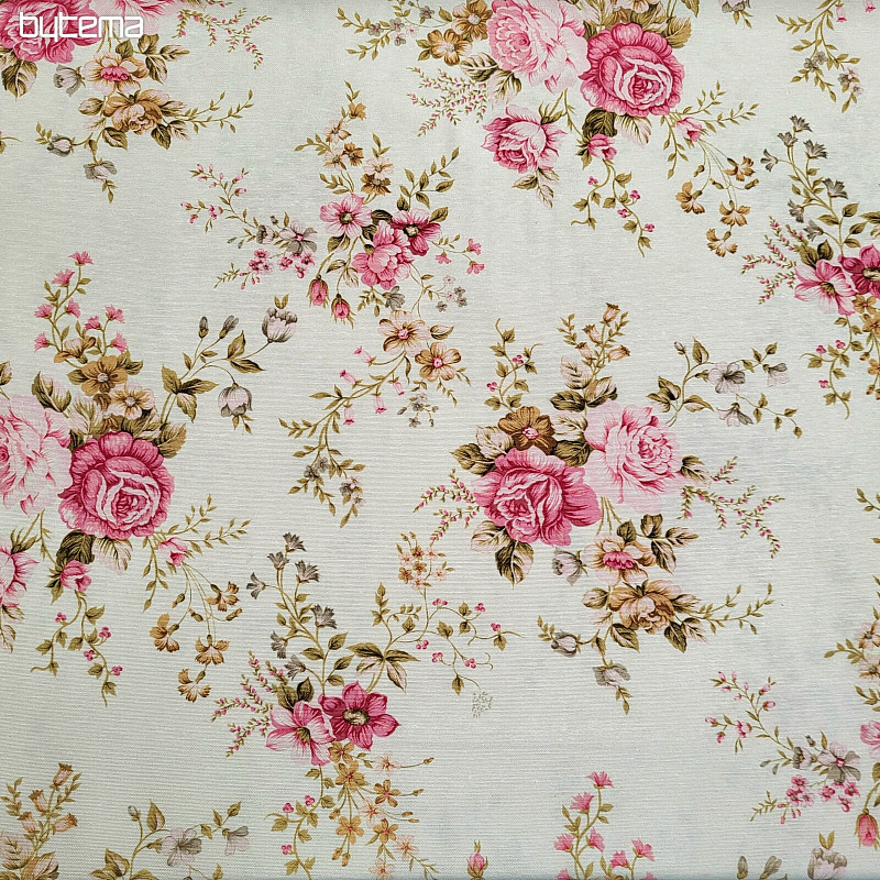 Tela decorativa ROSE RAKEL crema