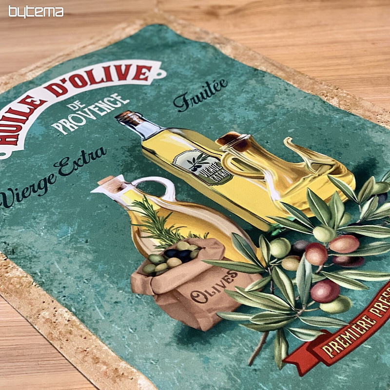 Paño de cocina diseño retro ACEITE DE OLIVA
