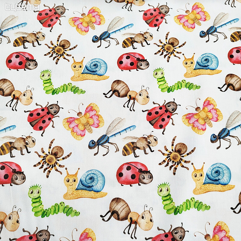 Satén de algodón infantil estampado digital ANIMALES
