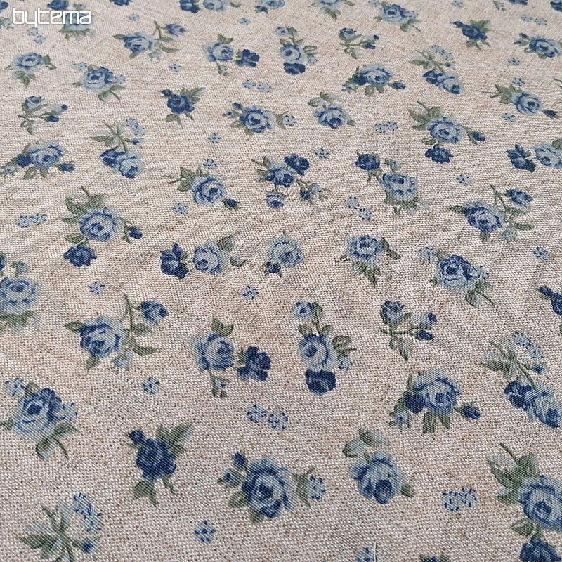 Tela decorativa ROSE azul
