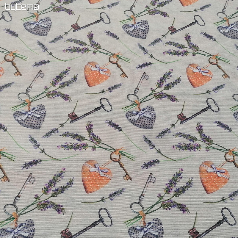 Tela decorativa CLAUDIE lavanda