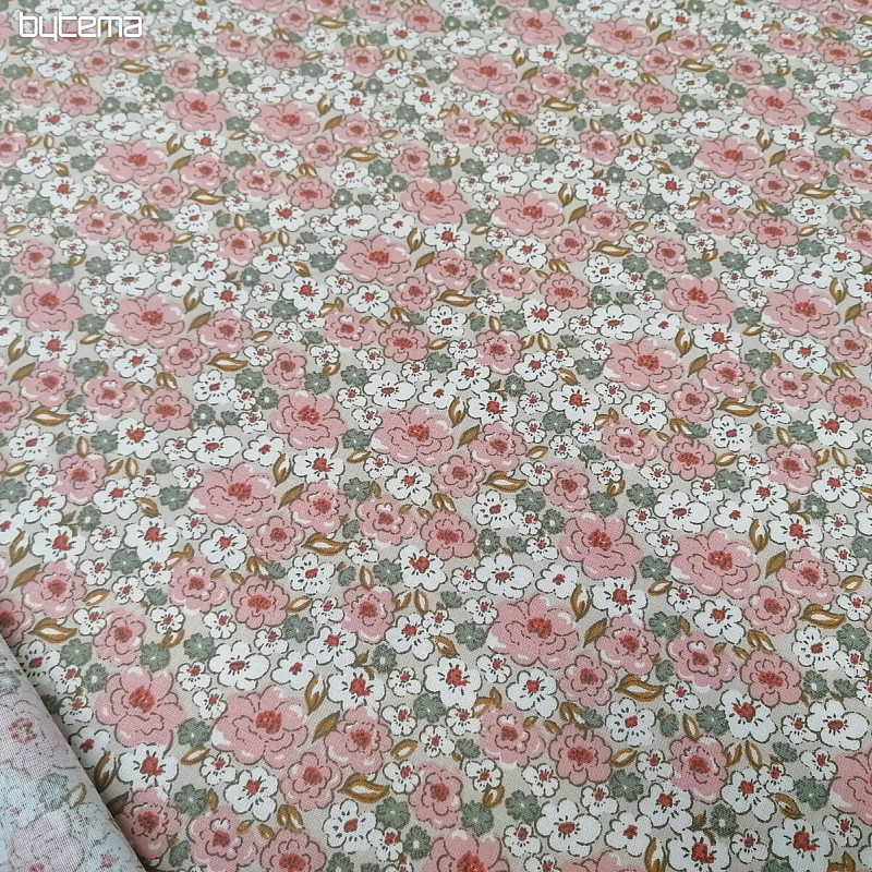 Tela de algodón KALMIA rosa