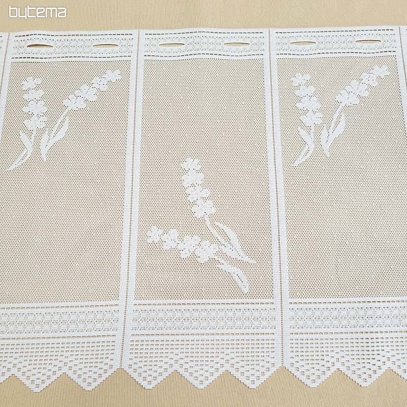 Cortina jacquard moderna para vidrieras LAVANDA A370601
