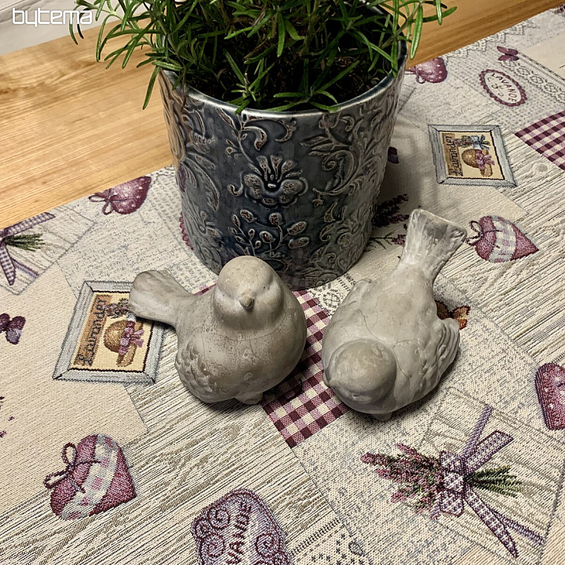 Mantel y chal tapiz provenzal lavanda