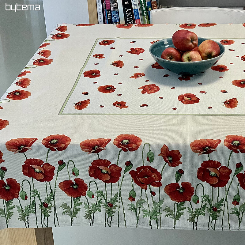 Mantel tapiz y pañuelo POPPY