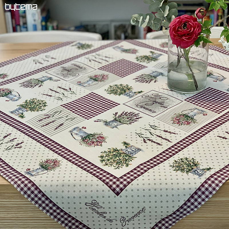 Mantel tapiz y chal FLORES DE PROVENZA