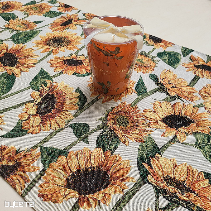 Mantel tapiz y pañuelo GIRASOL