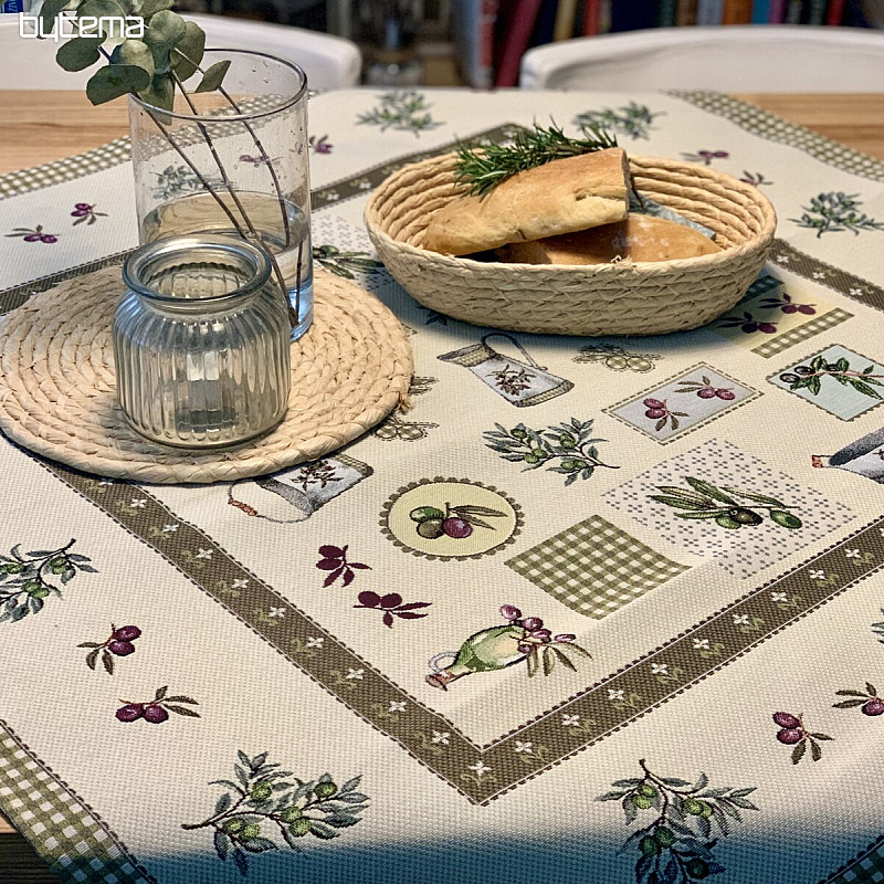 Mantel tapiz, chal OLIVA