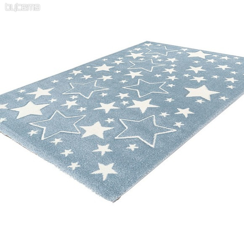 Alfombra infantil AMIGO 329 ESTRELLAS - AZUL