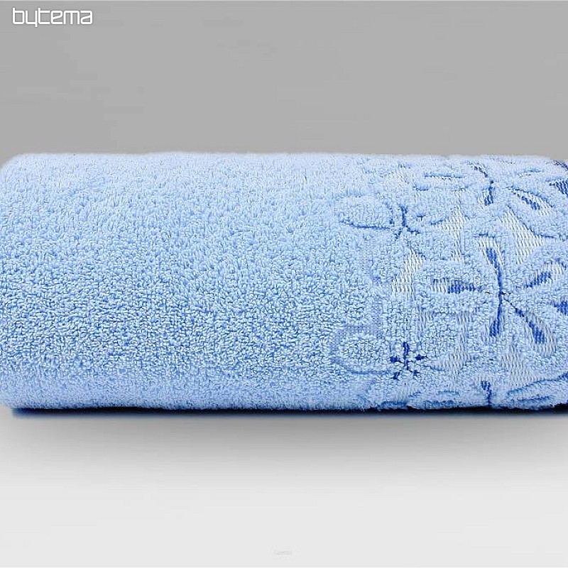 Toalla de lujo y toalla de baño BELLA azul claro