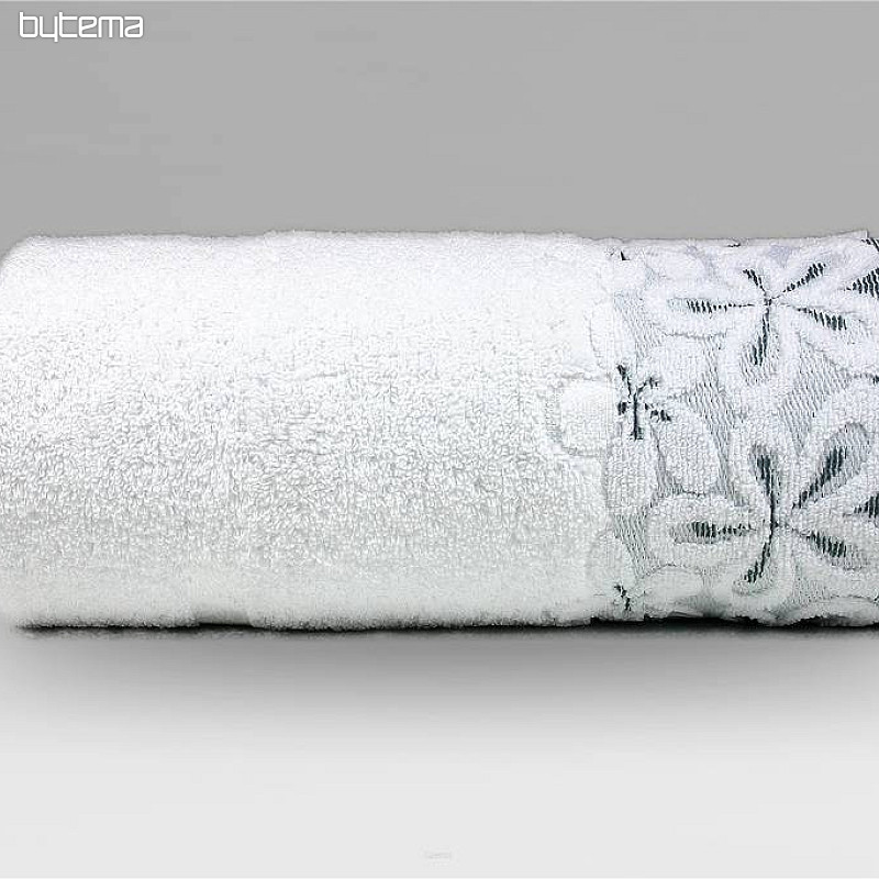 Toalla de lujo y toalla de baño BELLA blanco