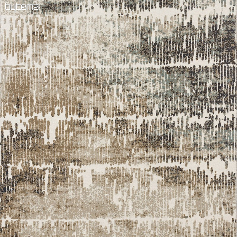 Alfombra pieza BOHO geométrica beige
