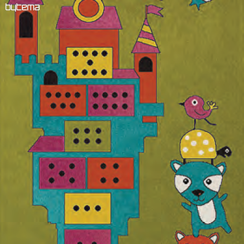 Alfombra enteriza infantil PLAY torre de juegos