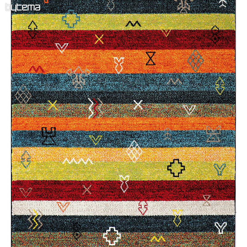 Alfombra moderna DIAMANTE motivo antiguo