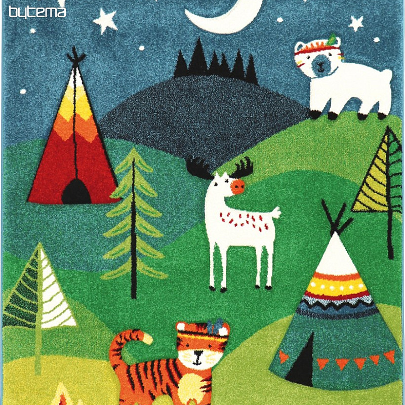 Pieza infantil alfombra bosque ANIMALES