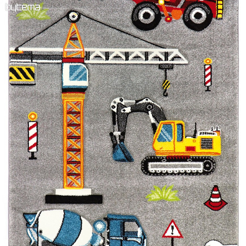Construcción de alfombras infantiles pieza AUTO