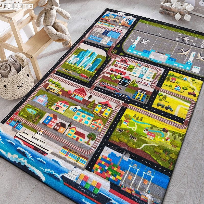 !¡NOVEDAD! Alfombra infantil SWEET KIDS ciudad