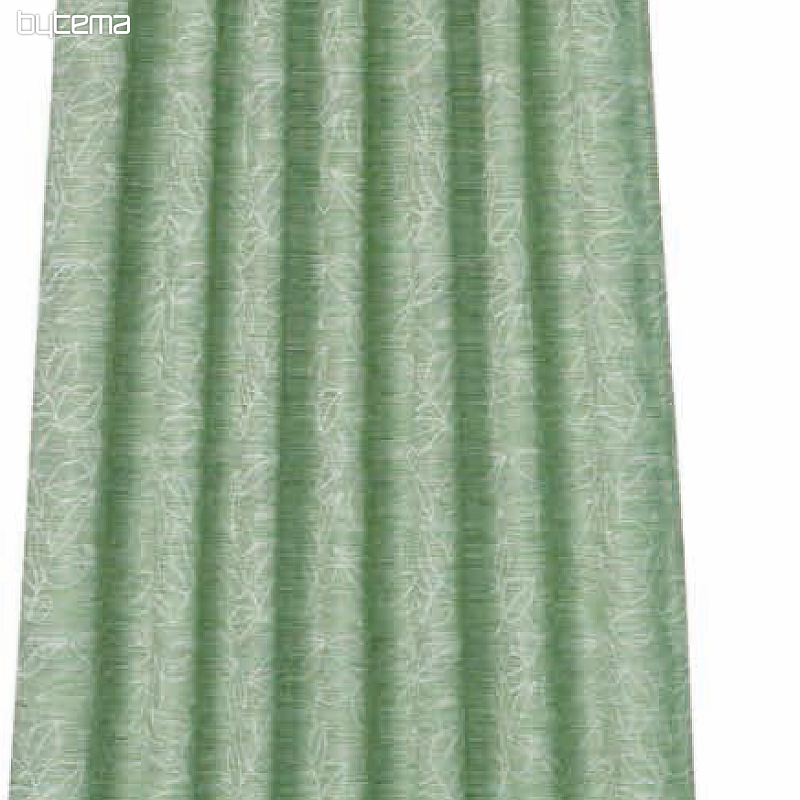 Cortina decorativa FLORENTI verde 146x245 cm