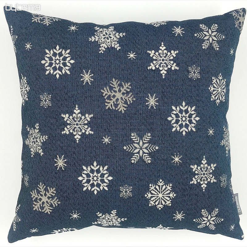 Funda tapiz navideño FLAKE AZUL